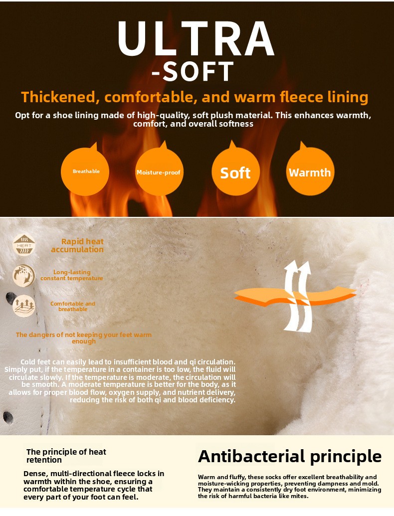 Womens Fleece-Lined High-Top Winter Snow Boots Outdoor Hiking Shoes