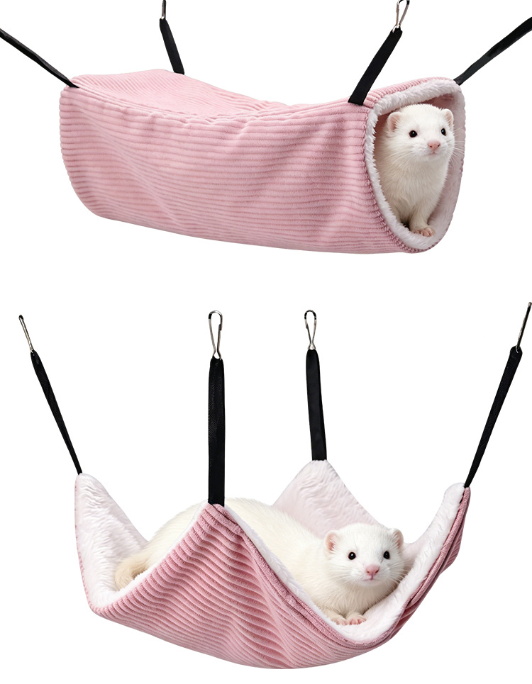 4-Piece Pet Cage Hammock Set