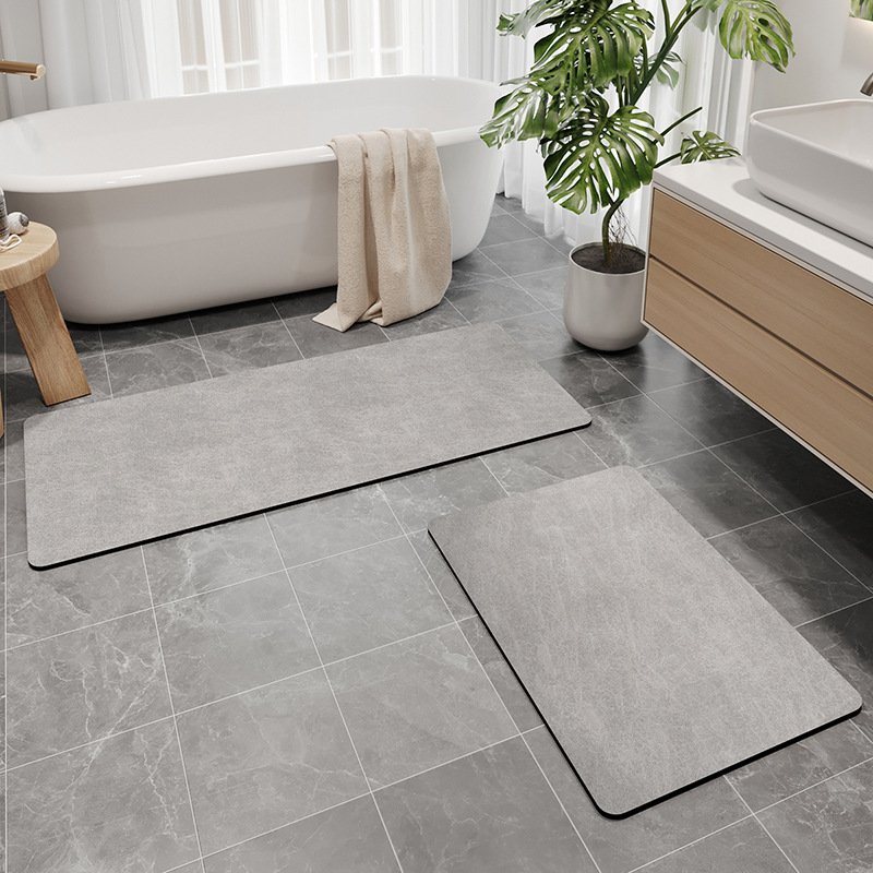 Quick-Dry Plush Bath Mat Floor Mat