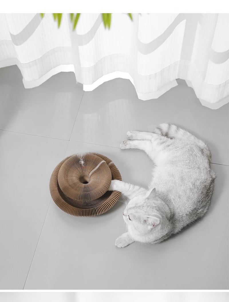 Rascador acordeón para gatos de cartón: imagen adicional