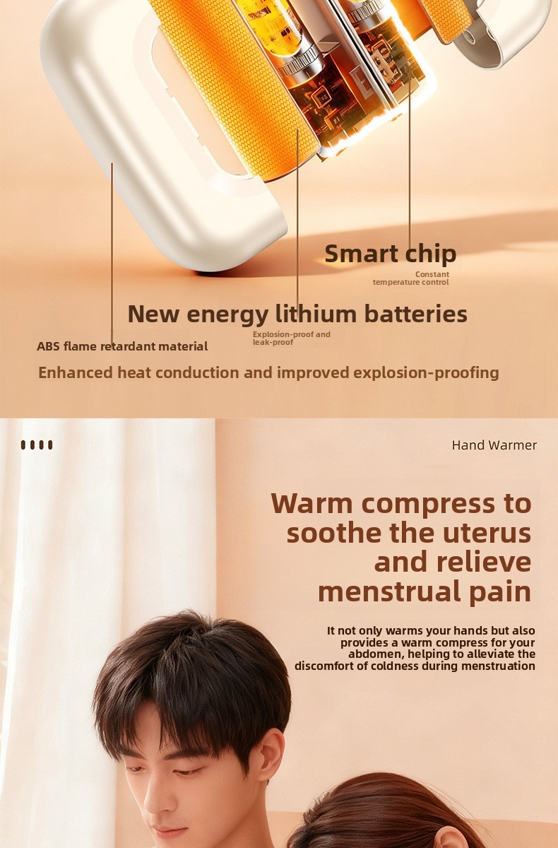 Rechargeable Split Magnetic Hand Warmer