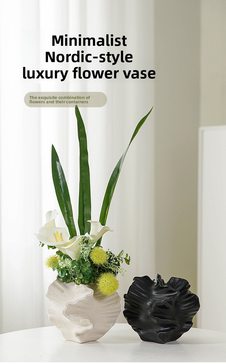 European-style handmade ceramic vase