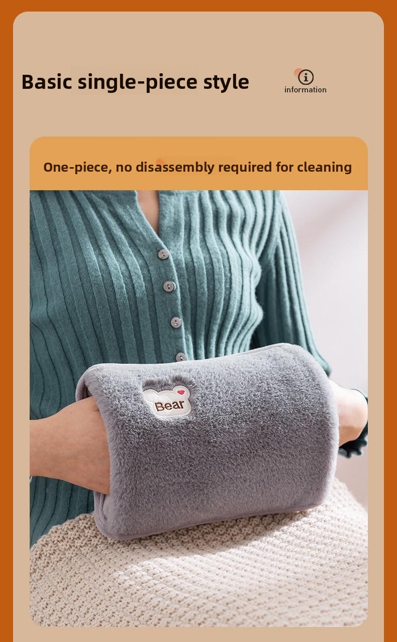 Rechargeable Plush Hot Water Bottle