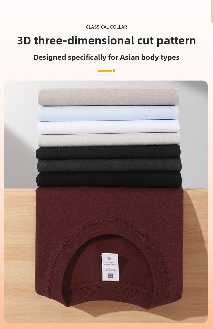 Men's cotton long-sleeved T-shirt
