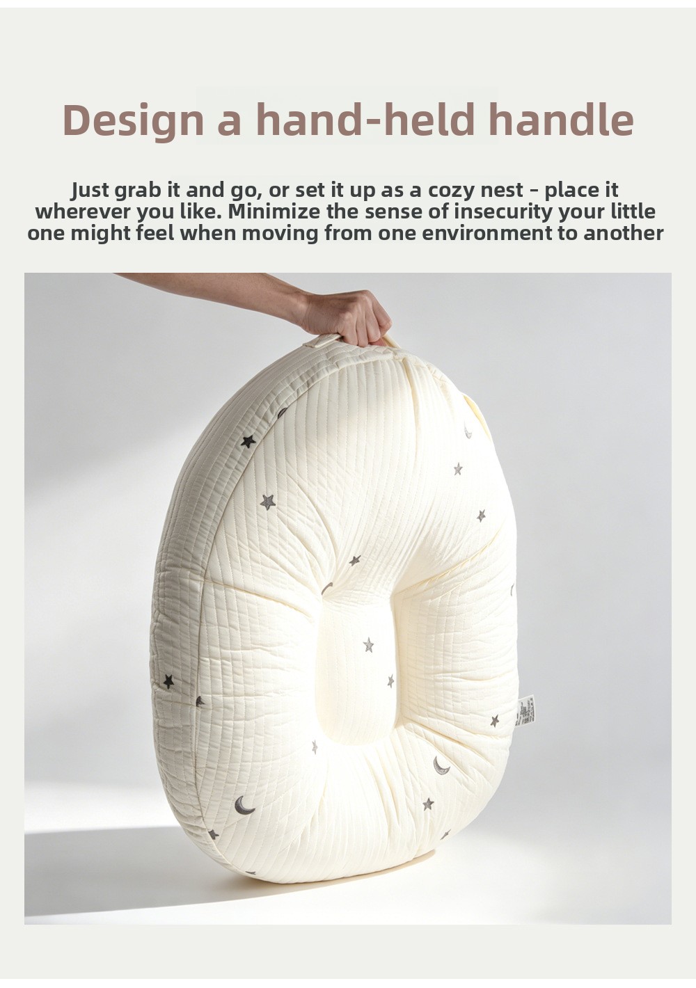 Baby inclined breastfeeding pillow pad