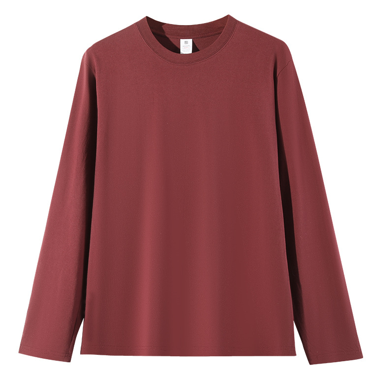 Men's cotton long-sleeved T-shirt
