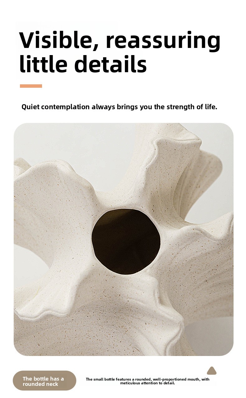 European-style handmade ceramic vase