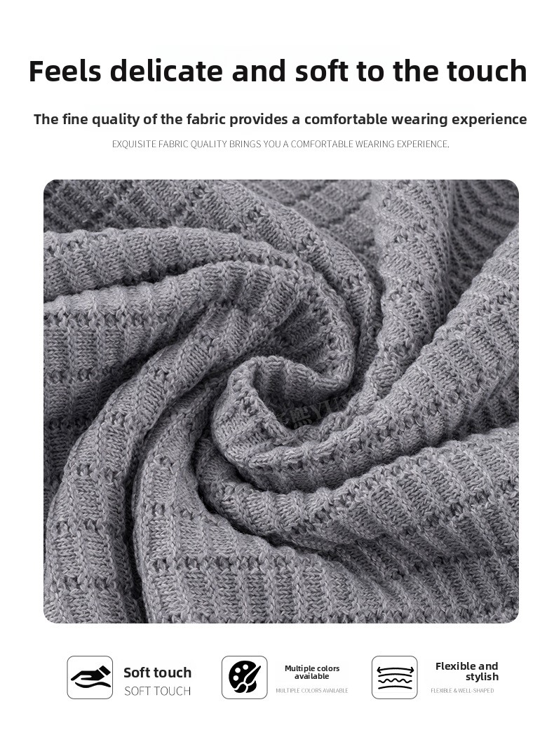 Italian Jacquard Knit Short Sleeve T Shirt Men Minimalist Breathable Casual