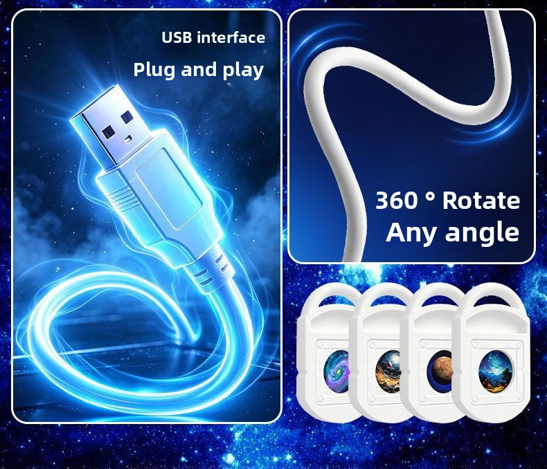 USB Starry Sky Projection Lamp