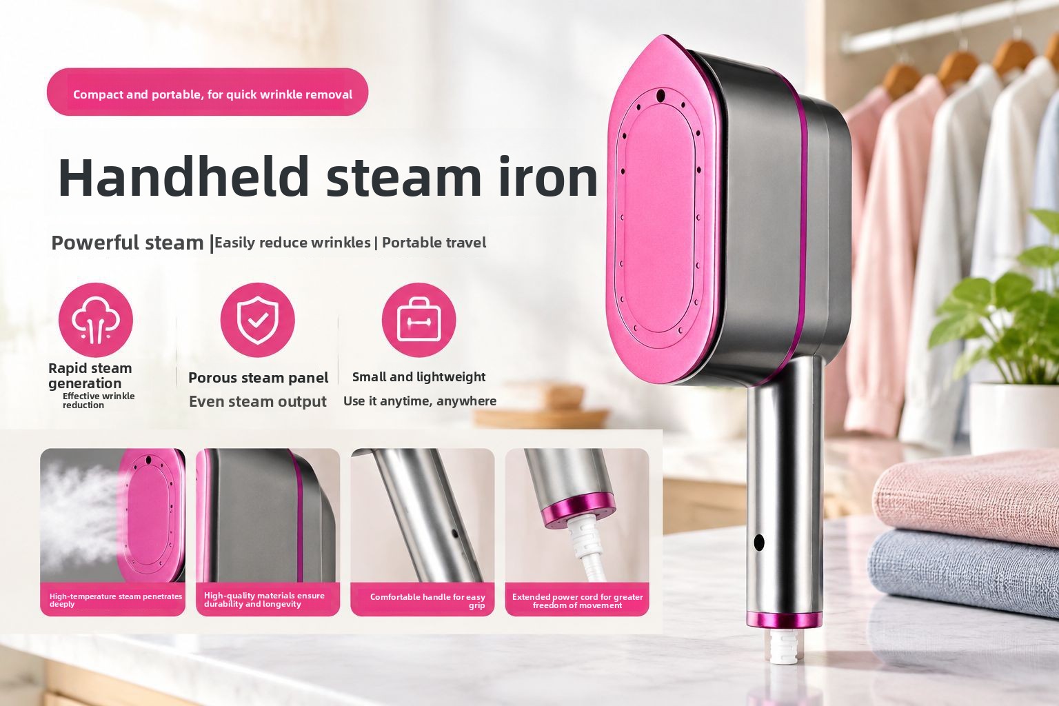 Handheld Garment Steamer