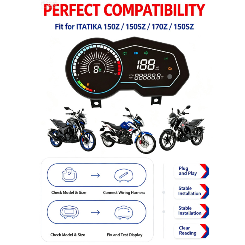 Digital Speedometer Instrument Assembly