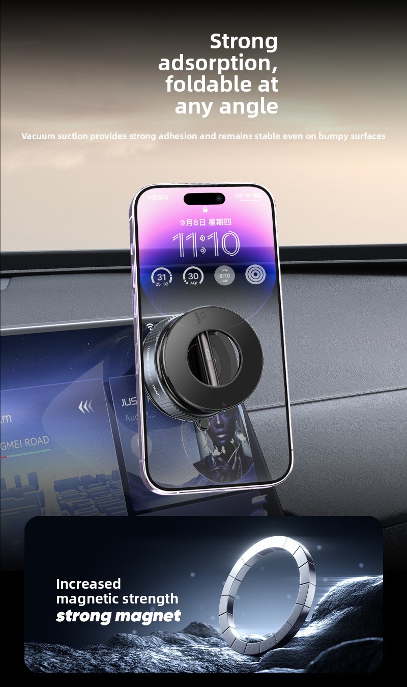 Car Phone Mount Vacuum Suction Cup Dashboard