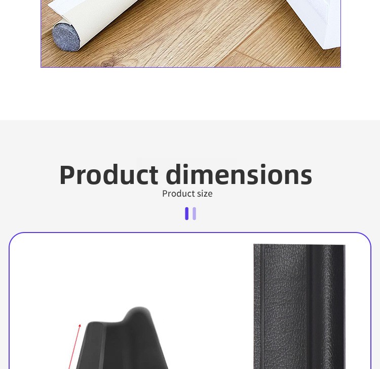 Single-Side Self-Adhesive Weather Stripping Door Seal Strip