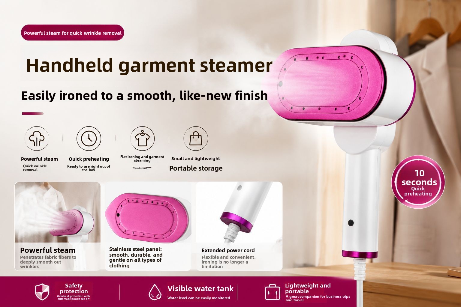 Handheld Garment Steamer