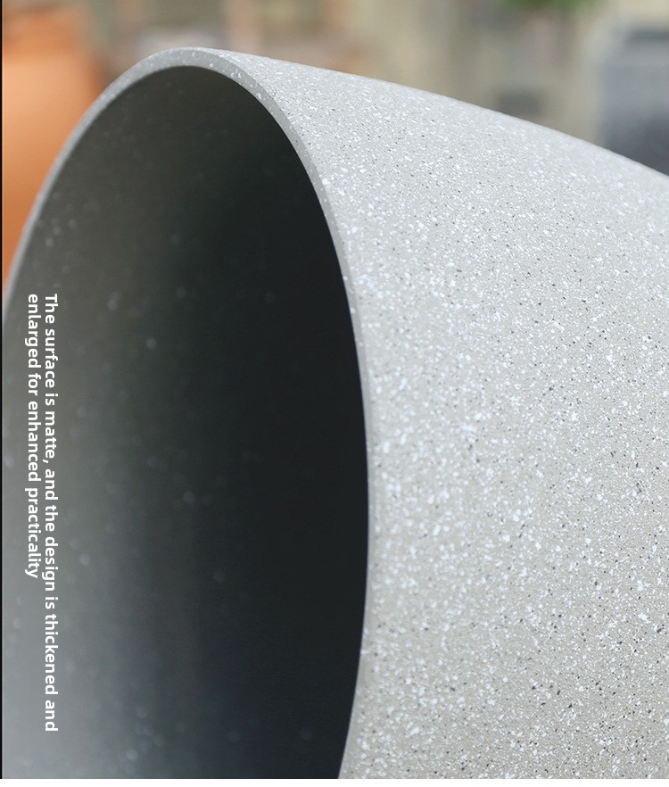 Nordic Style Stone-Look Plastic Plant Pot