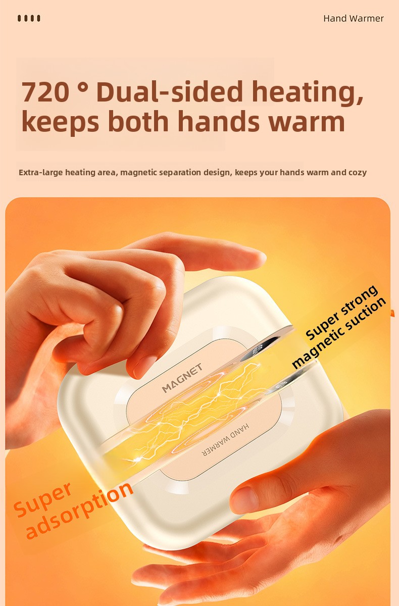 Rechargeable Split Magnetic Hand Warmer