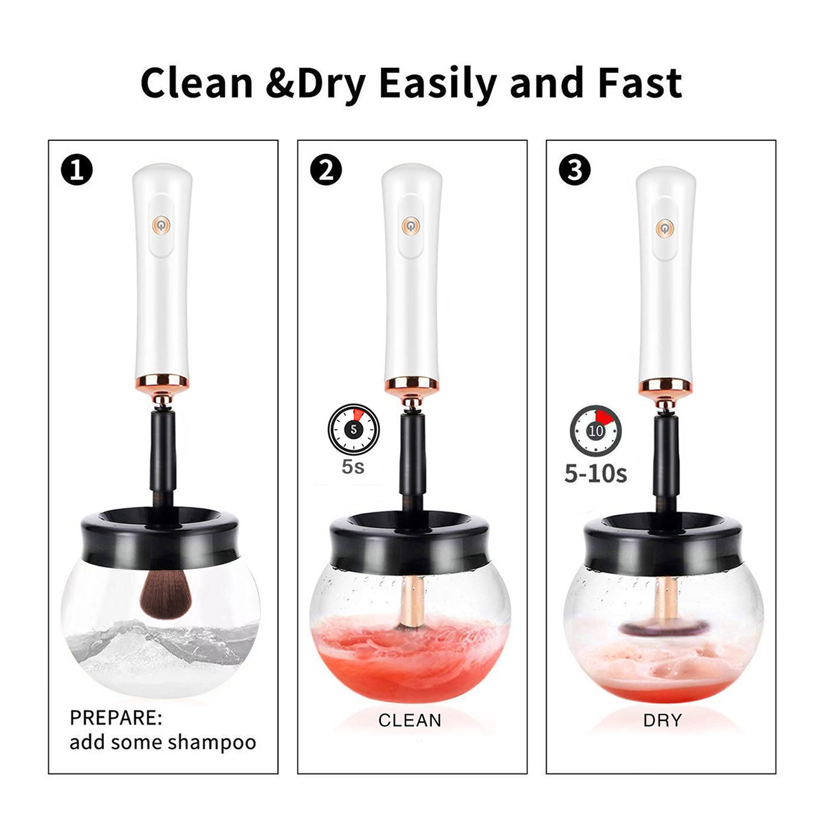 Electric Makeup Brush Cleaner and Dryer