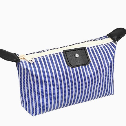 Striped Dumpling Bag
