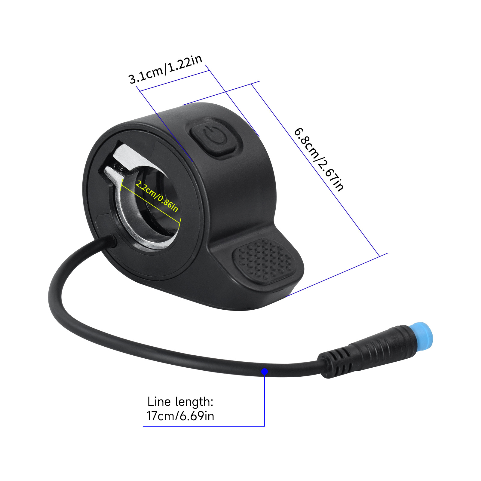 Thumb Throttle Accelerator Speed Control Switch