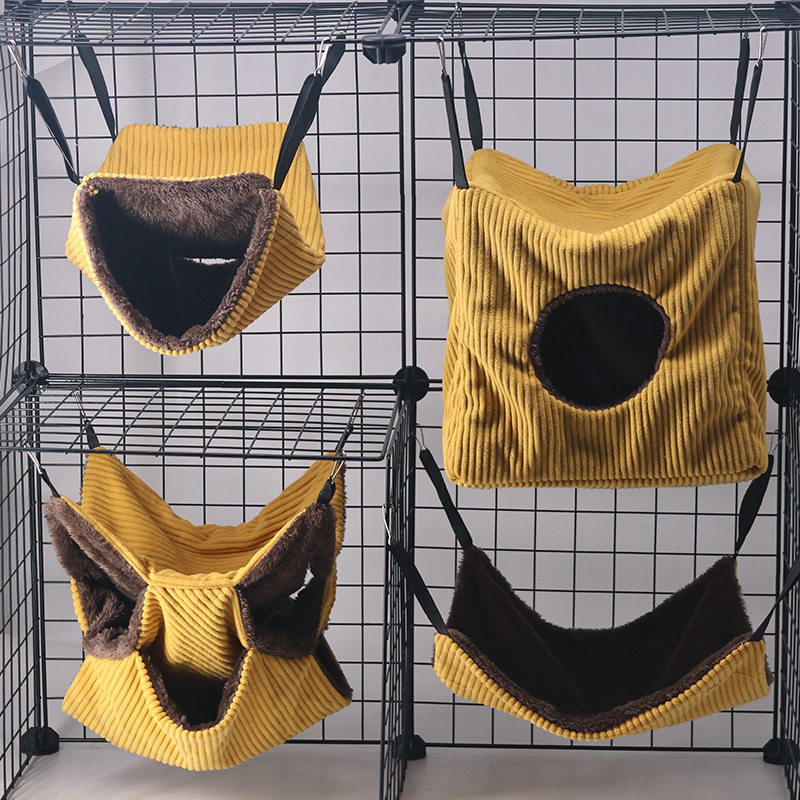 4-Piece Pet Cage Hammock Set