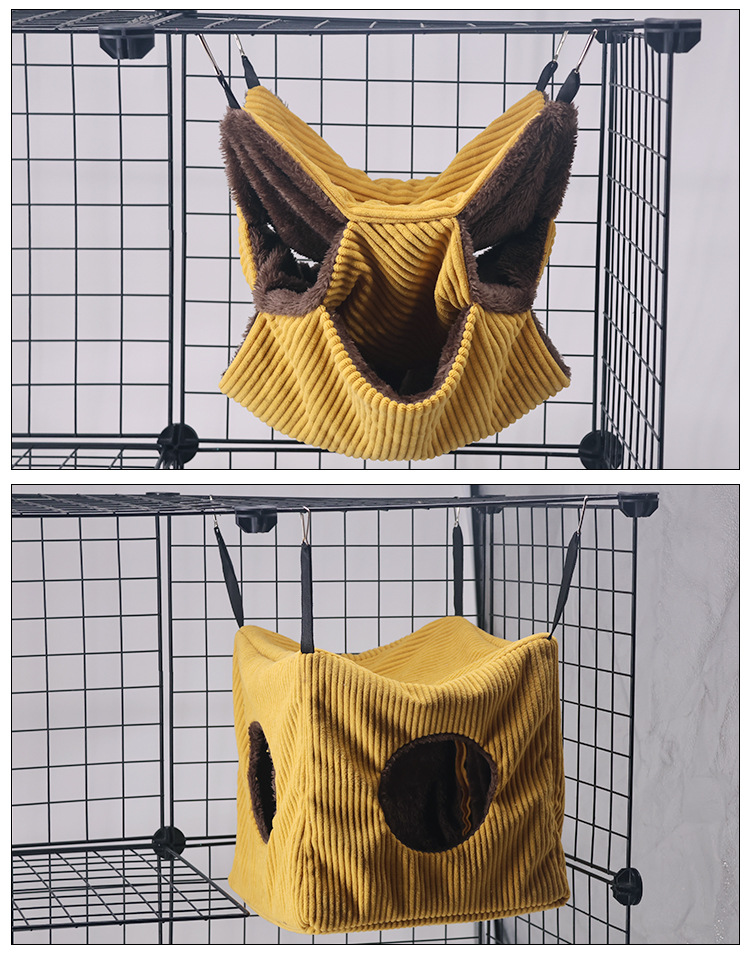 4-Piece Pet Cage Hammock Set