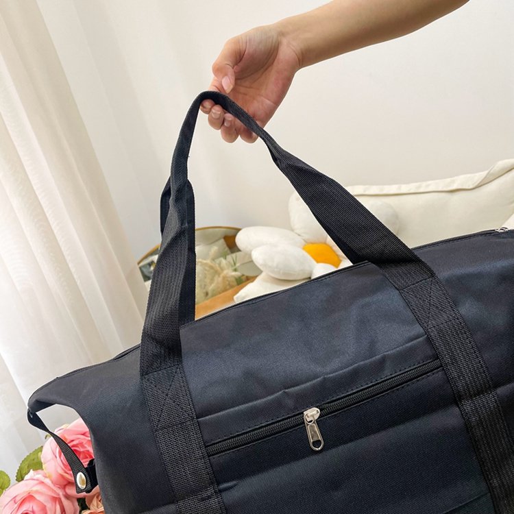 Foldable and expandable waterproof travel backpack with dual shoulder straps