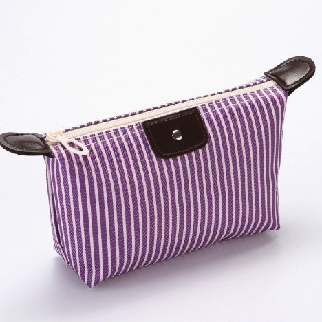 Striped Dumpling Bag