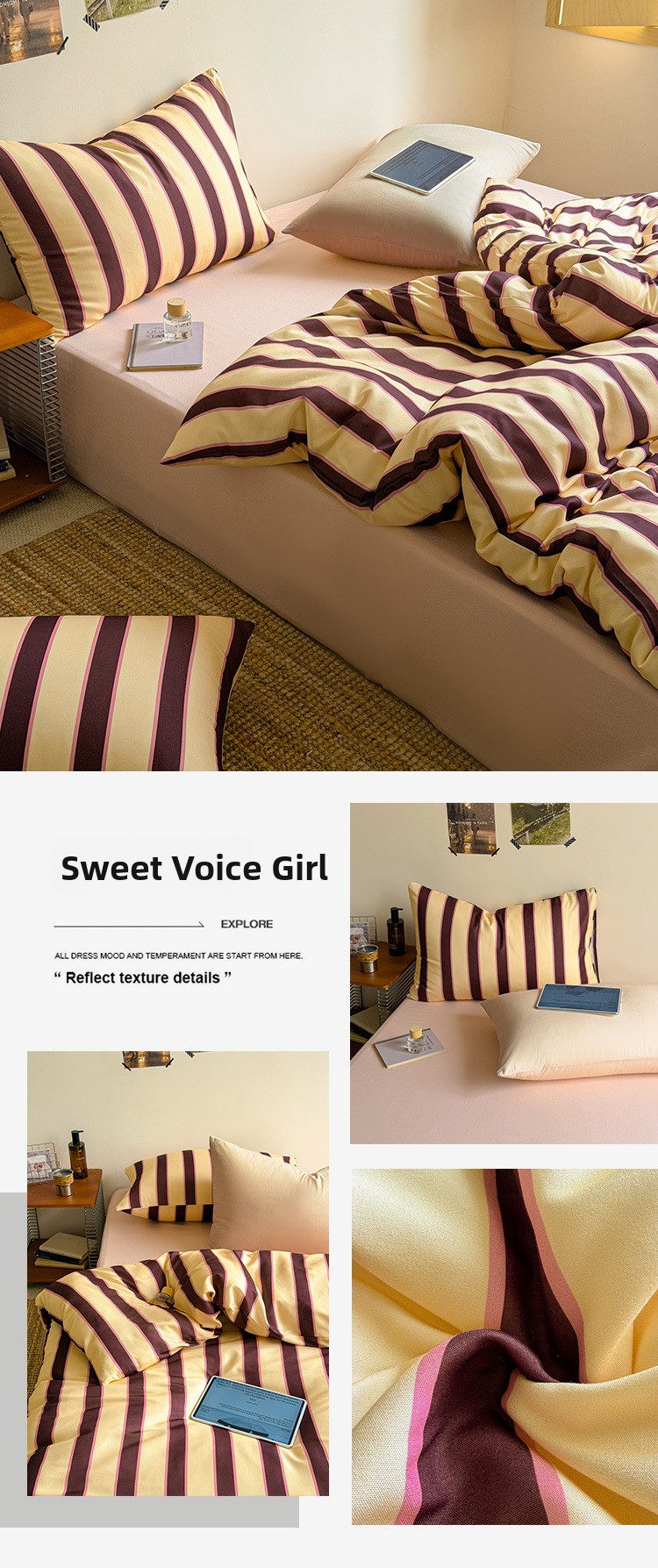 Striped Bedding