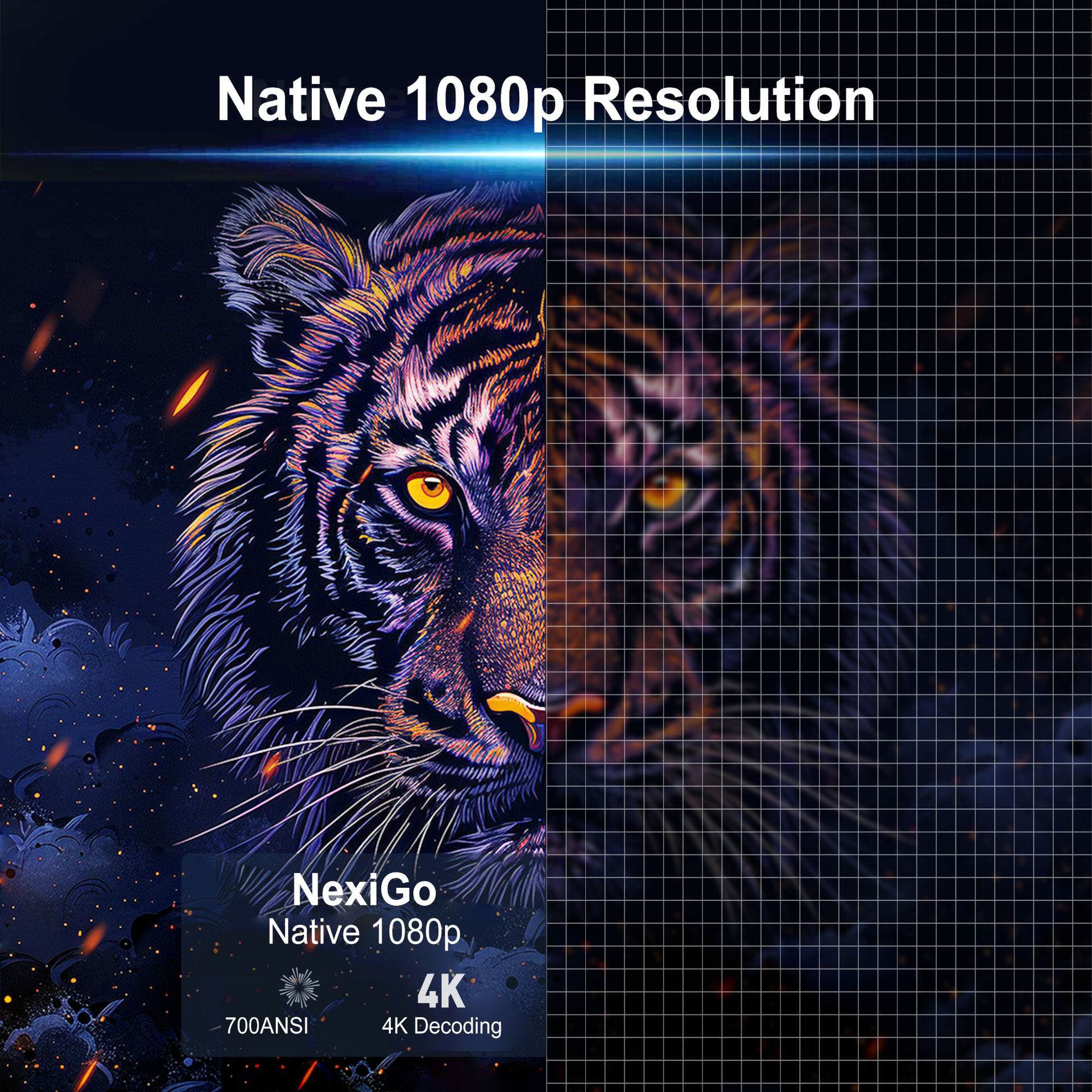 Hcs350Plus Projector 1080P