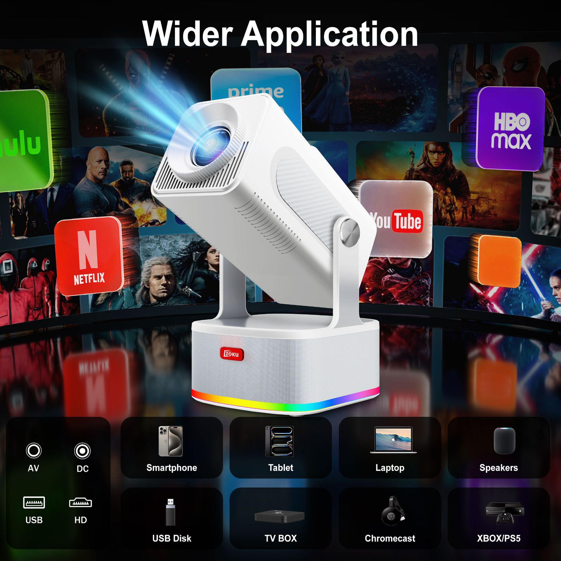 Hcs350Plus Projector 1080P