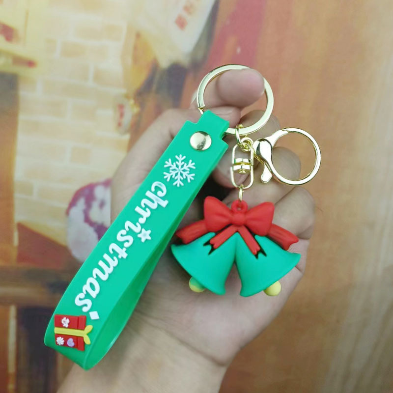 Christmas Keychain Santa Claus Keychain Car Pendant