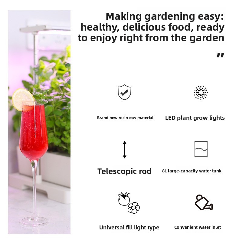 LED Specialized Greenhouse for Succulent Plants and Flowers for Indoor Use