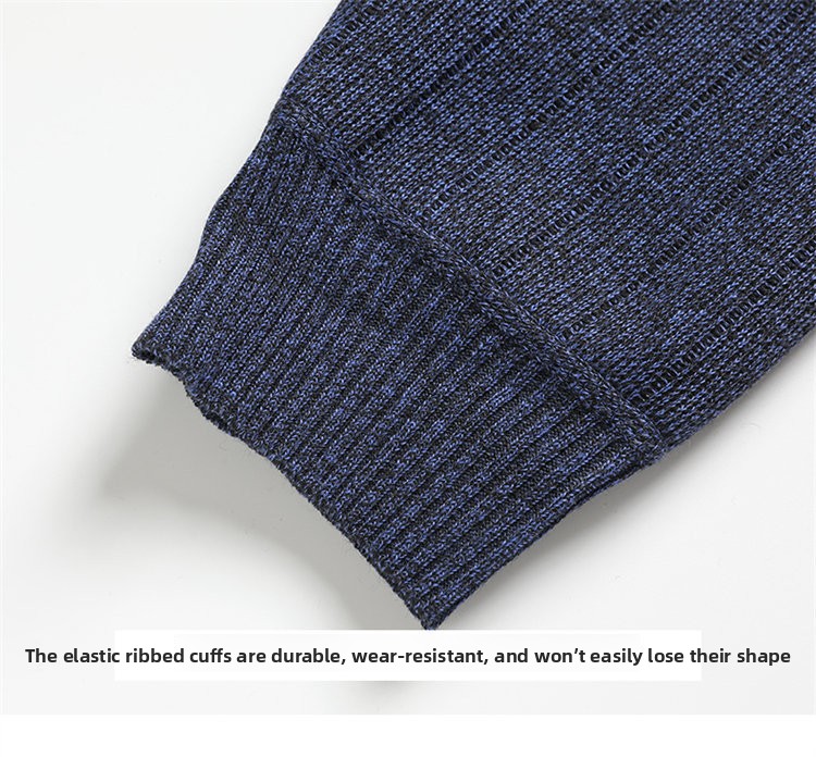 Men's thick and warm pullover sweater