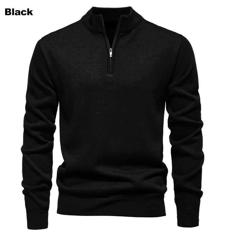 Men's fleece pullover sweater