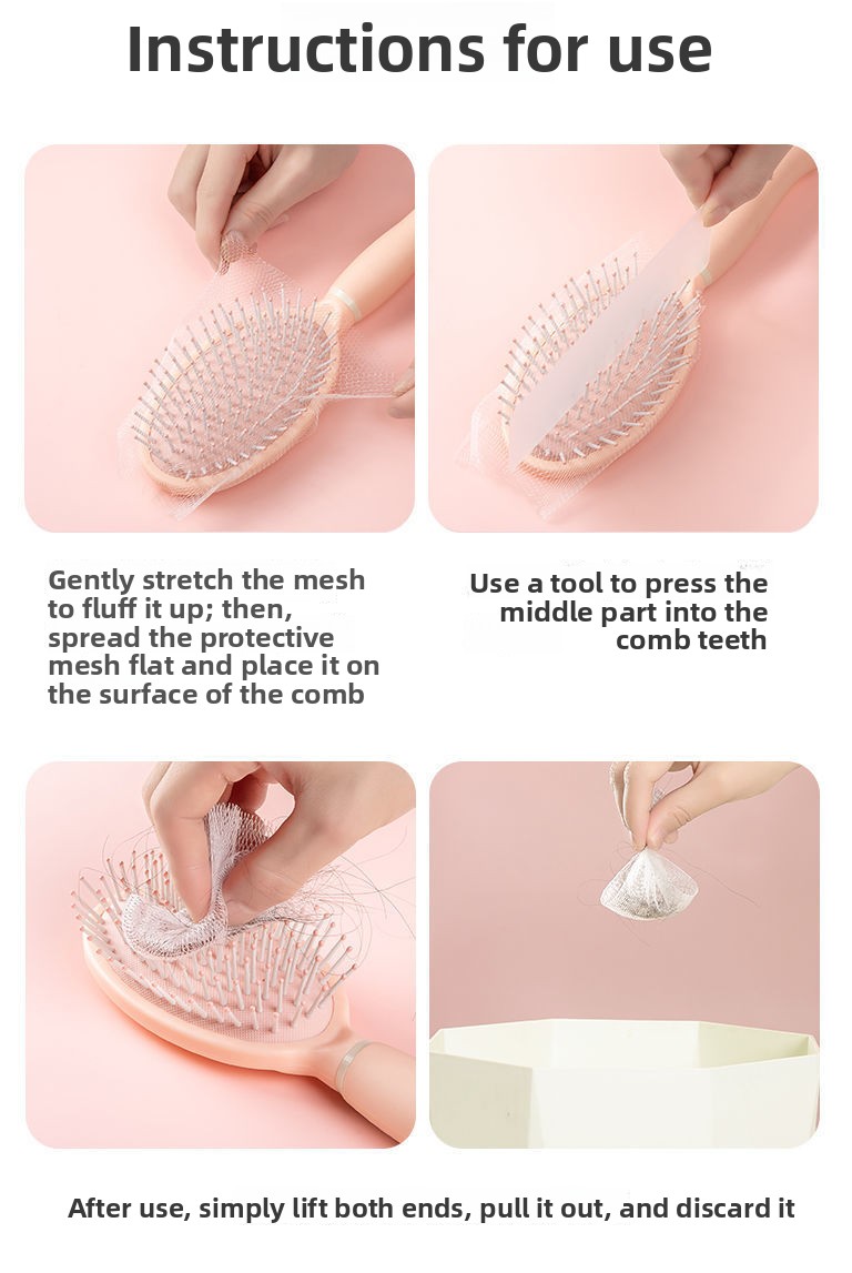 Air cushion combing paper