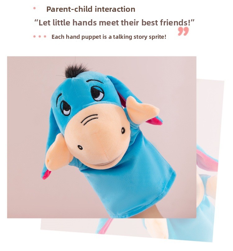 Open-mouthed animal puppets