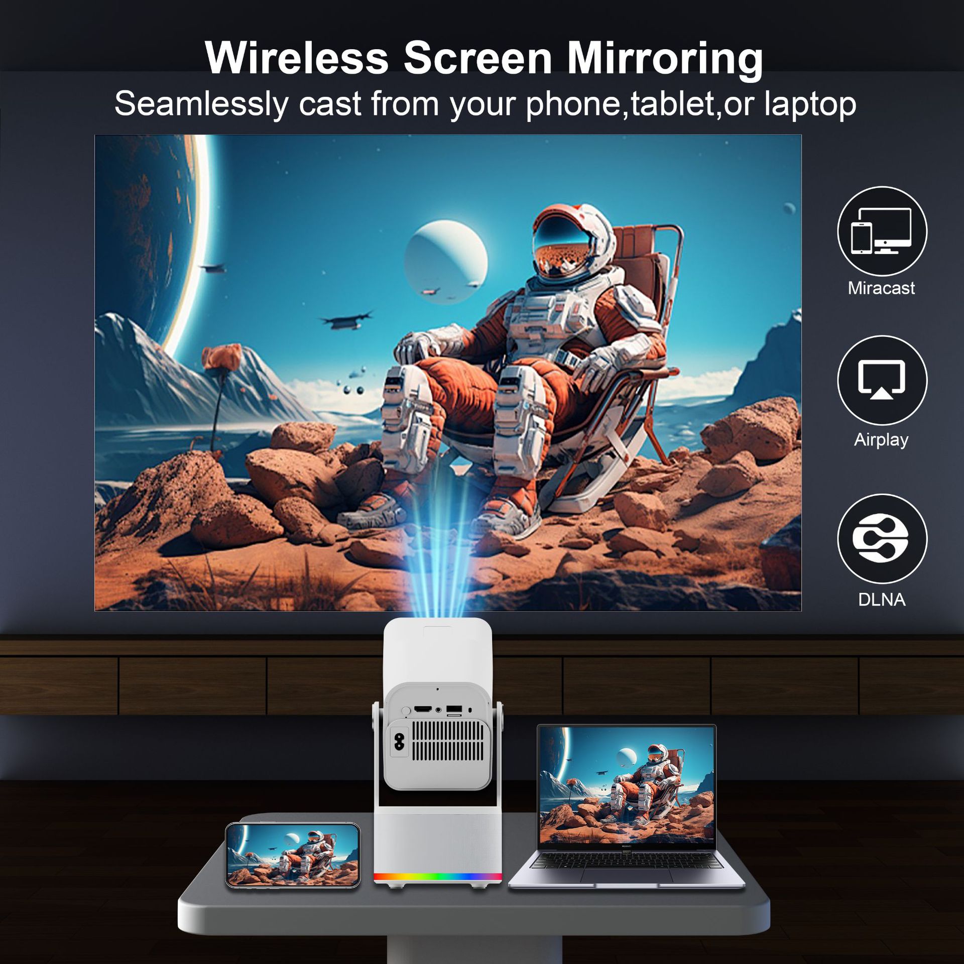 Hcs350Plus Projector 1080P