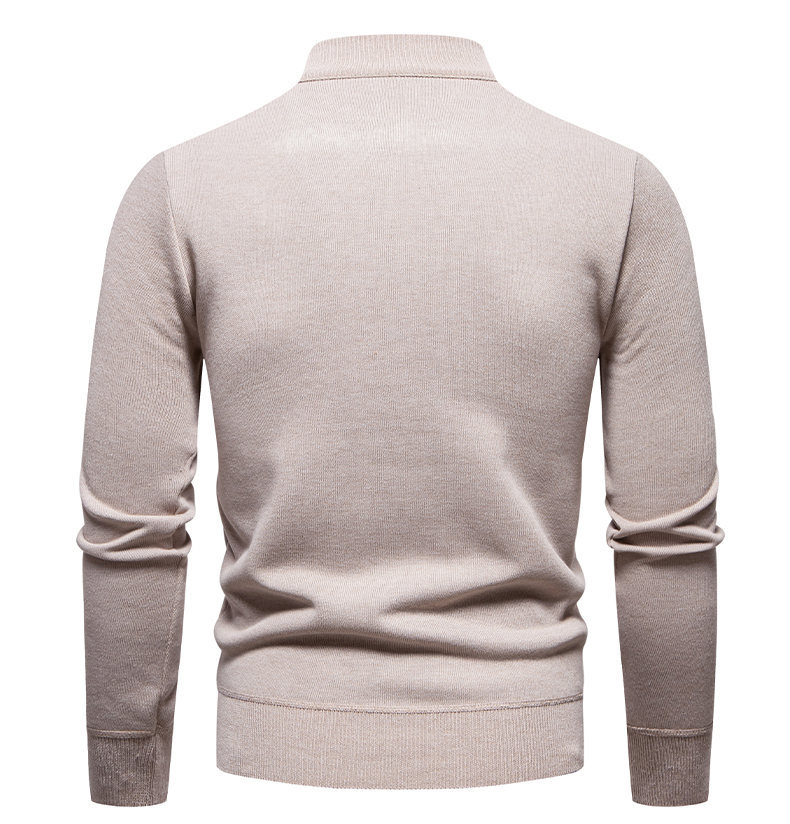 Men's fleece pullover sweater