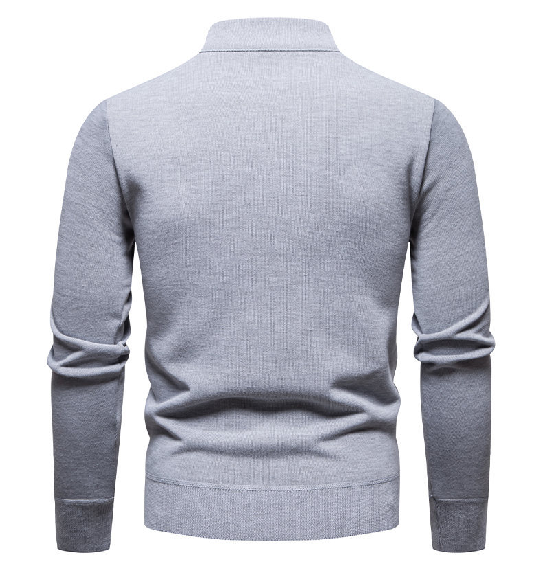 Men's fleece pullover sweater