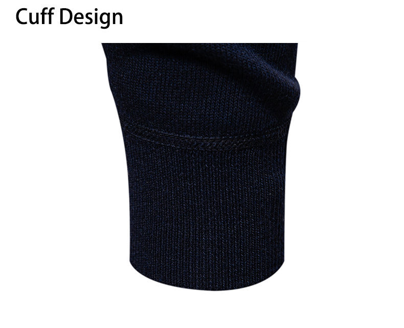 Men's fleece pullover sweater