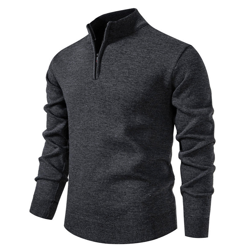 Men's fleece pullover sweater