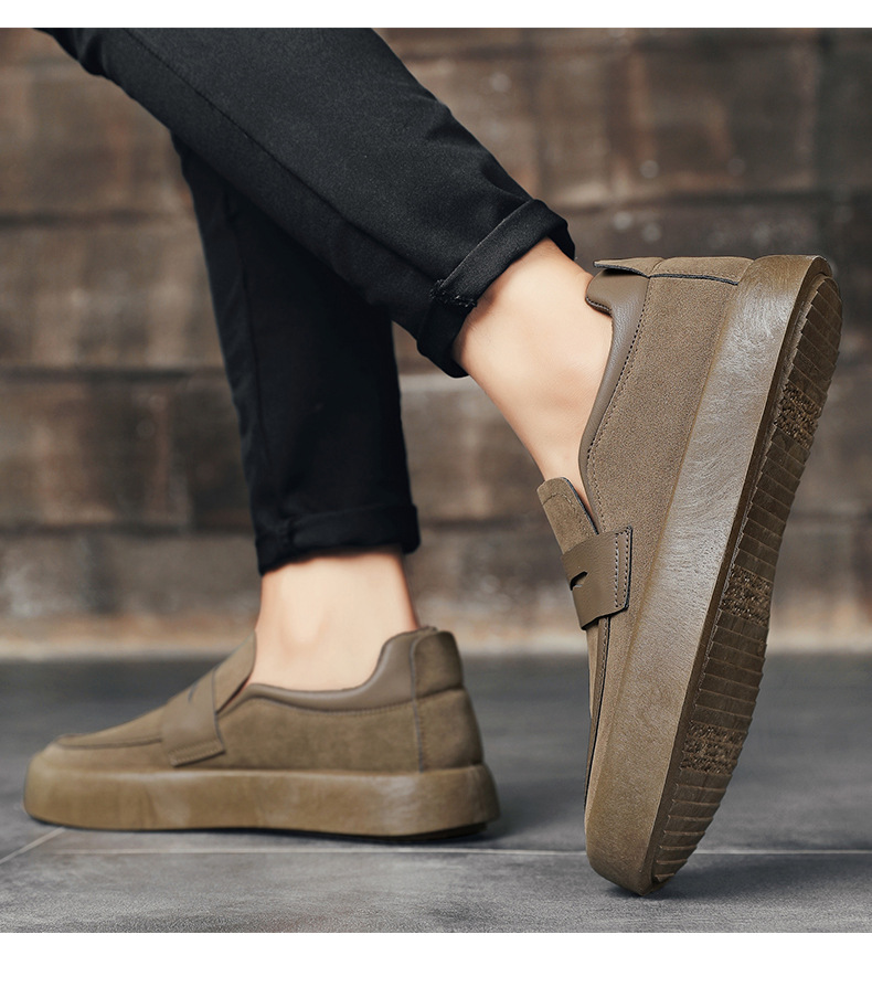 Fashion Casual Shoes Youth Men's Trendy Single Shoes