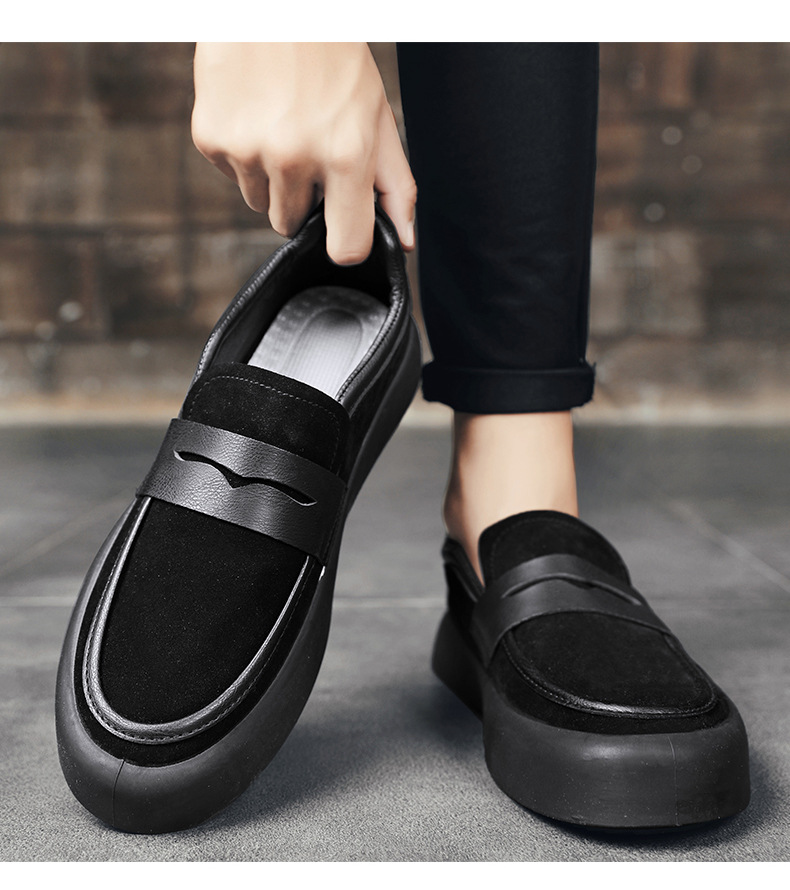 Fashion Casual Shoes Youth Men's Trendy Single Shoes