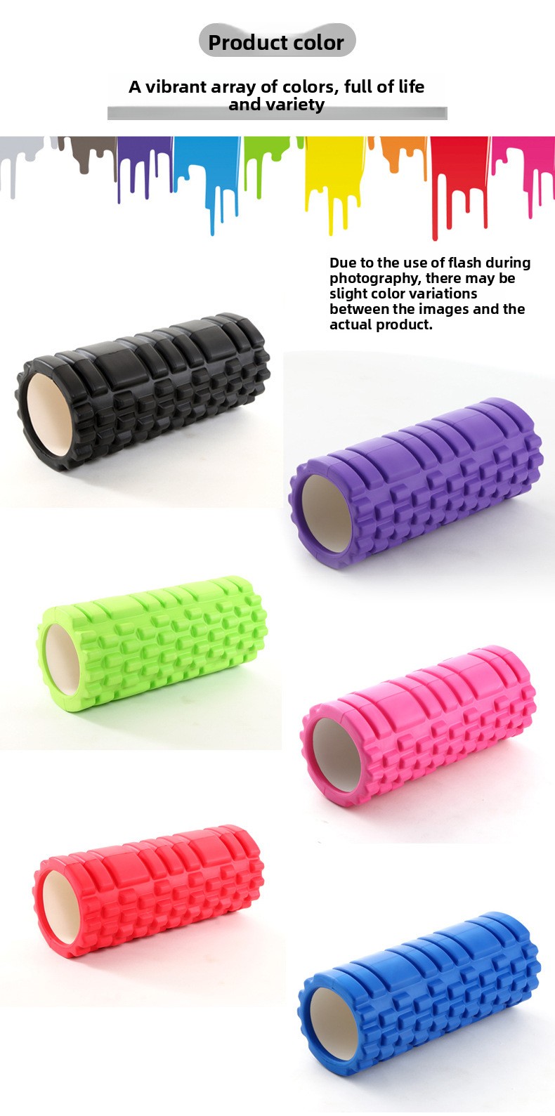 EVA Mesh Hollow Foam Roller Mace
