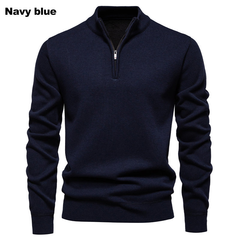 Men's fleece pullover sweater