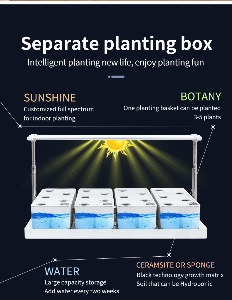 LED Specialized Greenhouse for Succulent Plants and Flowers for Indoor Use
