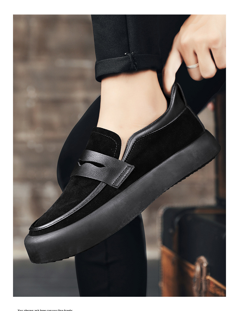 Fashion Casual Shoes Youth Men's Trendy Single Shoes