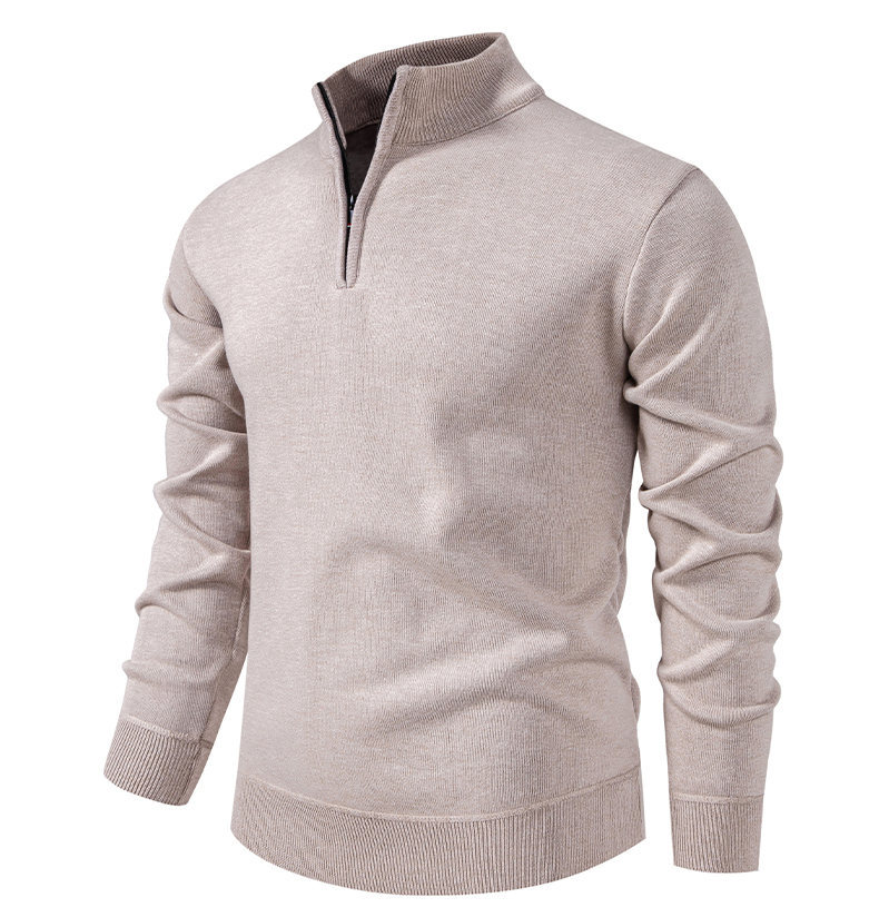 Men's fleece pullover sweater