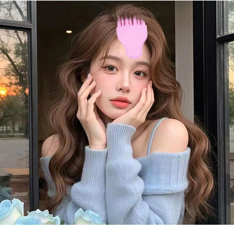 Wind-formed comb-style side parting clips