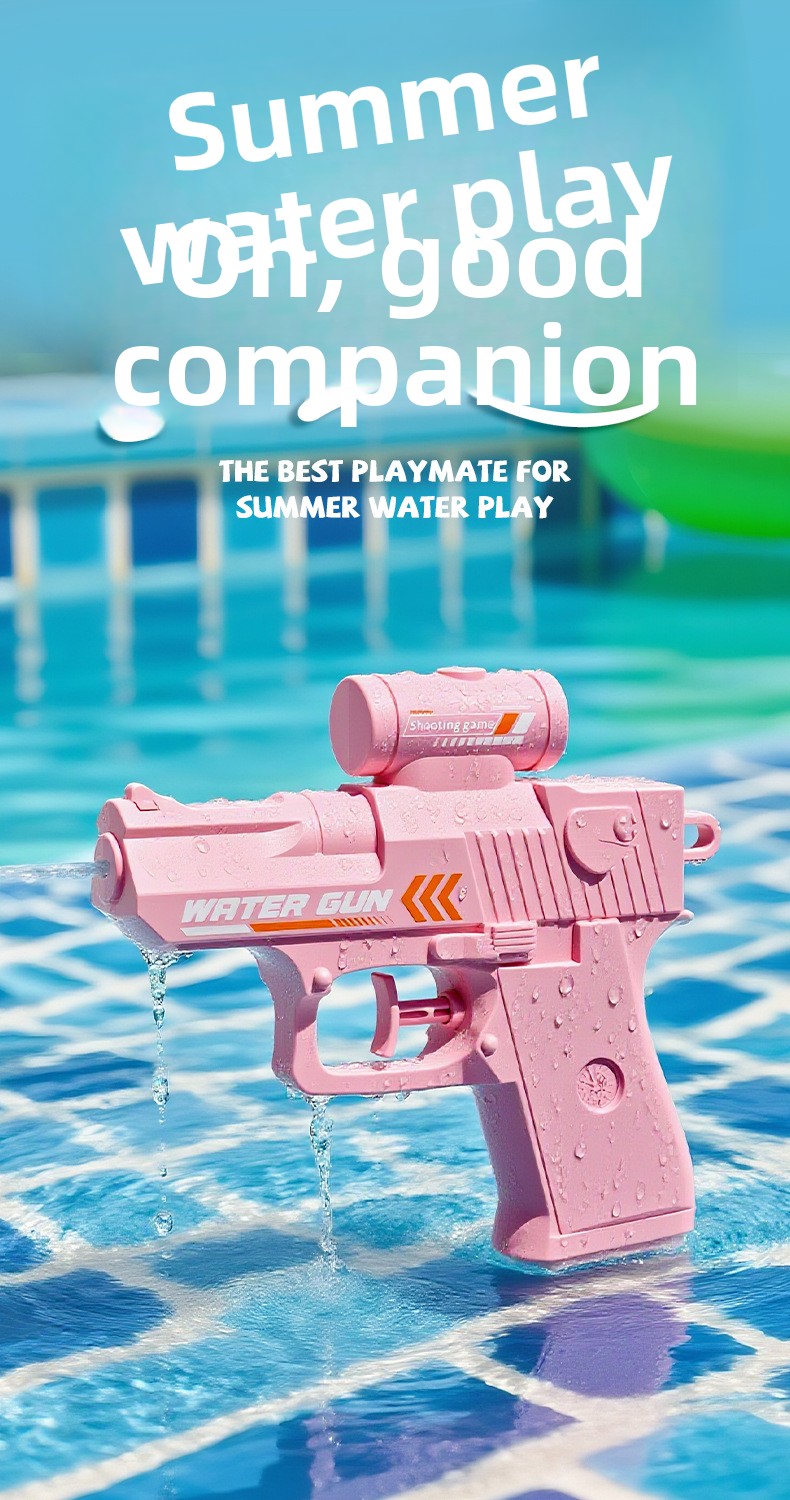 Double-headed double-sided water gun